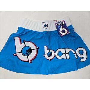 BANG ENERGY REVOLUTION GAMEDAY ATHLETIC SKIRT SKORT BLUE WOMENS MEDIUM NEW